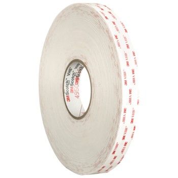 3M VHB White Acrylic Foam Tape 25mm x 33m - DT495030256